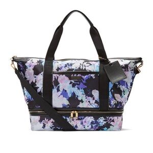 NWT weekender Victoria’s secret travel bag floral noir